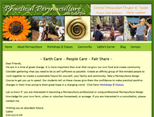 Tablet Screenshot of practicalpermaculture.com